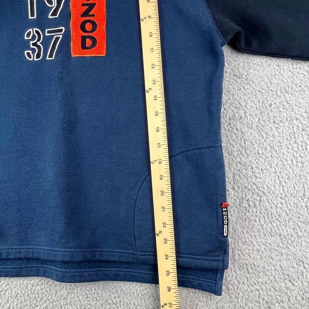 Vintage Izod sweatshirt kid spell out Long‎ sleeve size L(14/16)